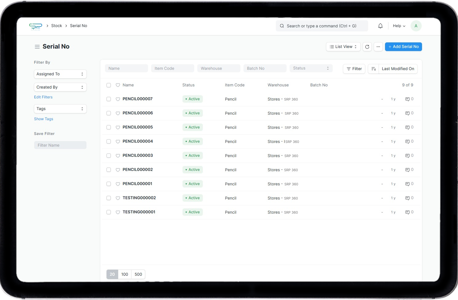 Financial Dashboard