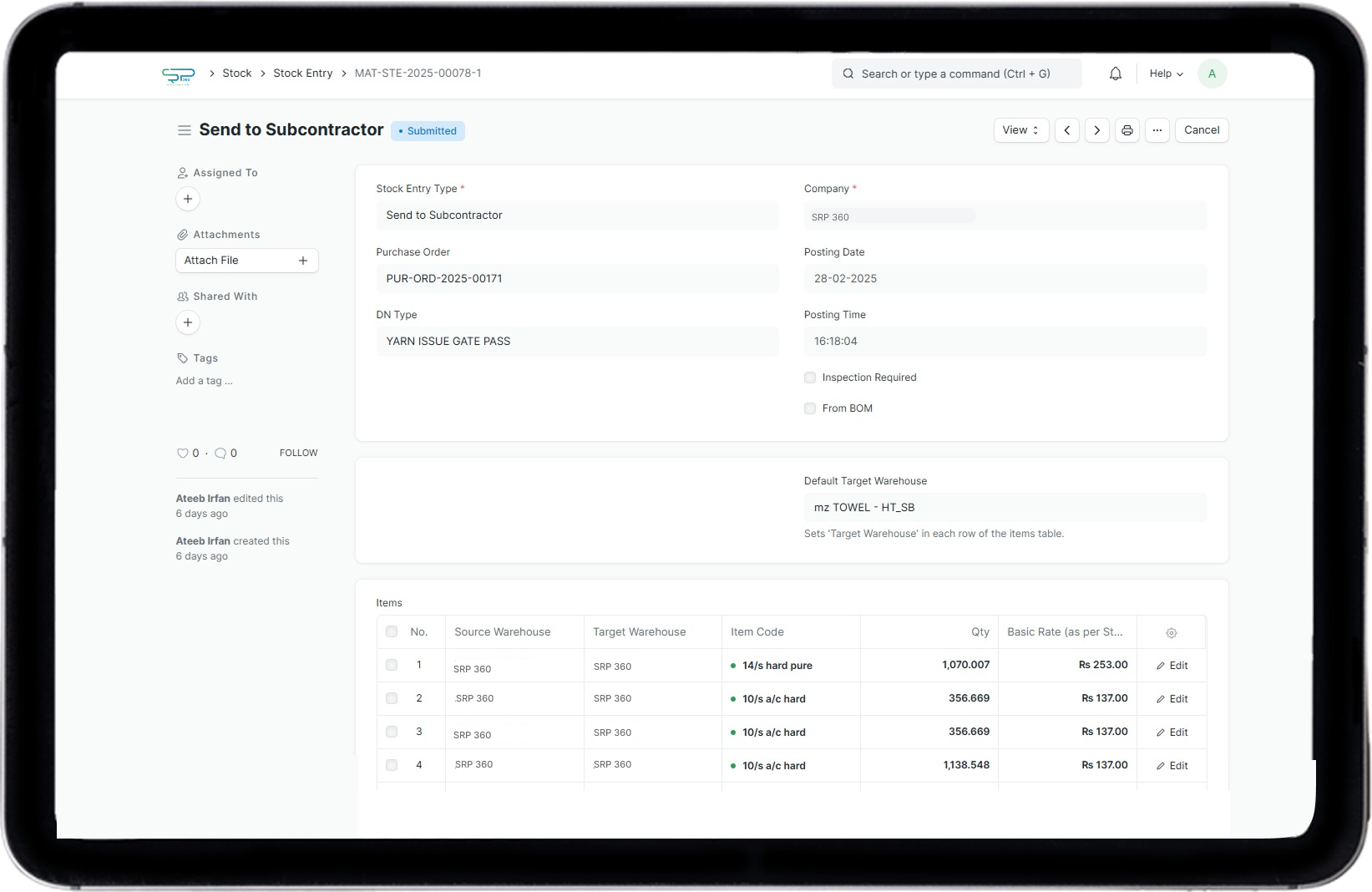 Financial Dashboard